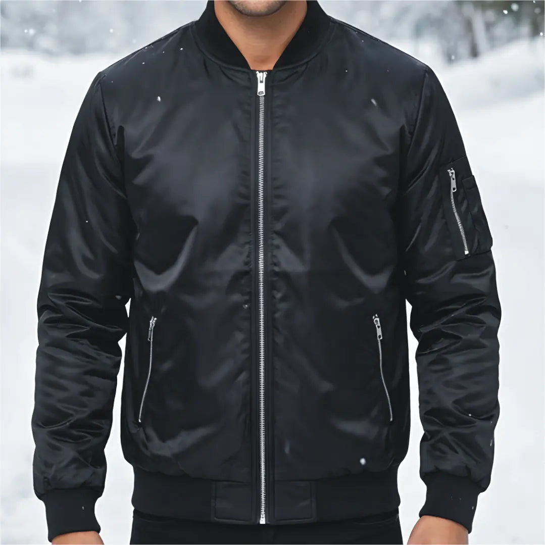 Men's Bomber Jacket 3b Leather