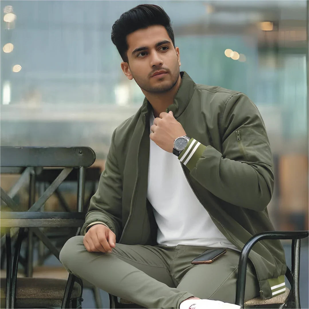 Men's Bomber Jacket 3b Leather